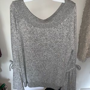 EXPRESS: super soft off-the-shoulder lounge top